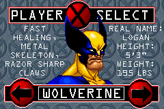 X-men Reign of Apocalypse screenshot 5 for GameBoy Advance